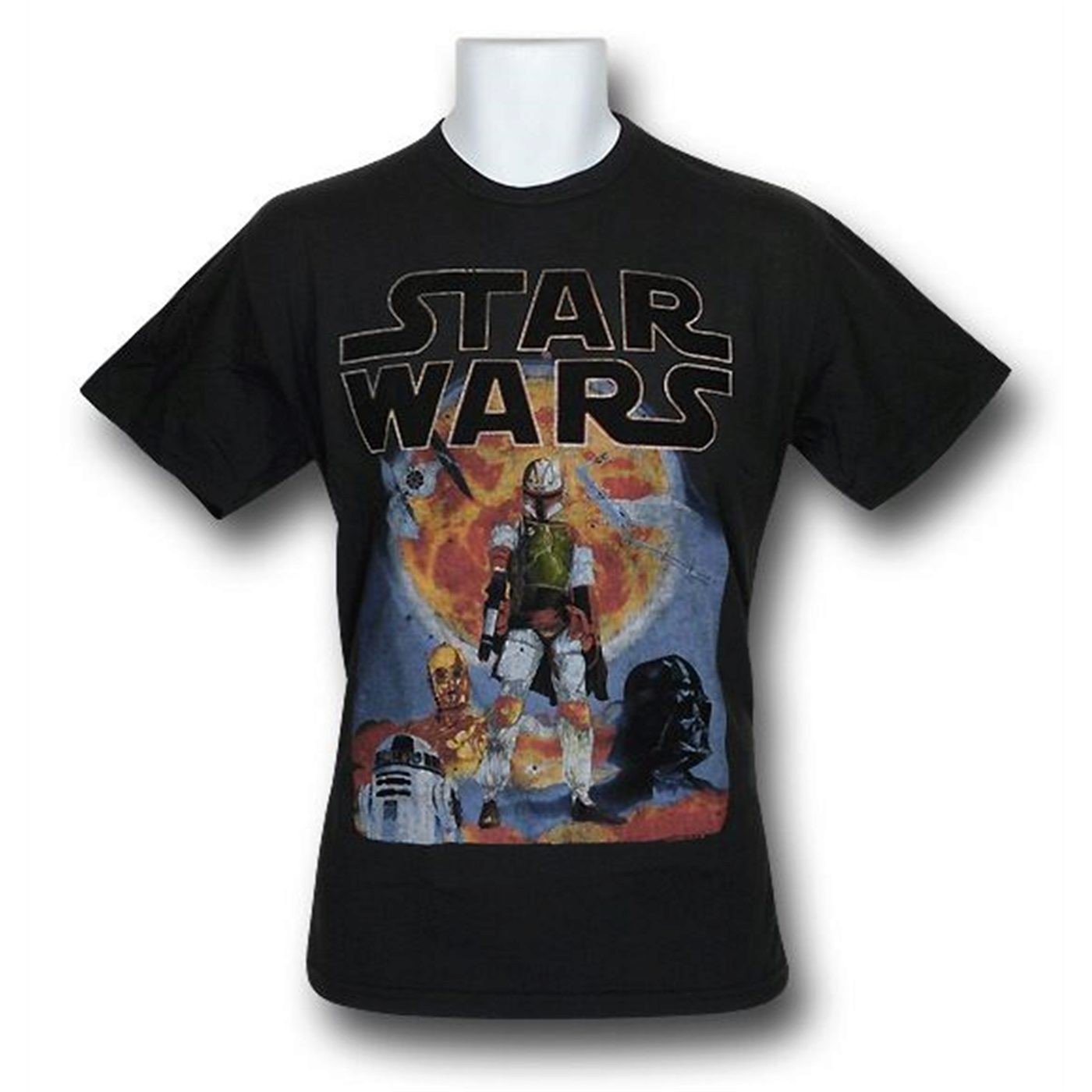 Star Wars Boba Fett: Champion Junk Food T-Shirt, Black