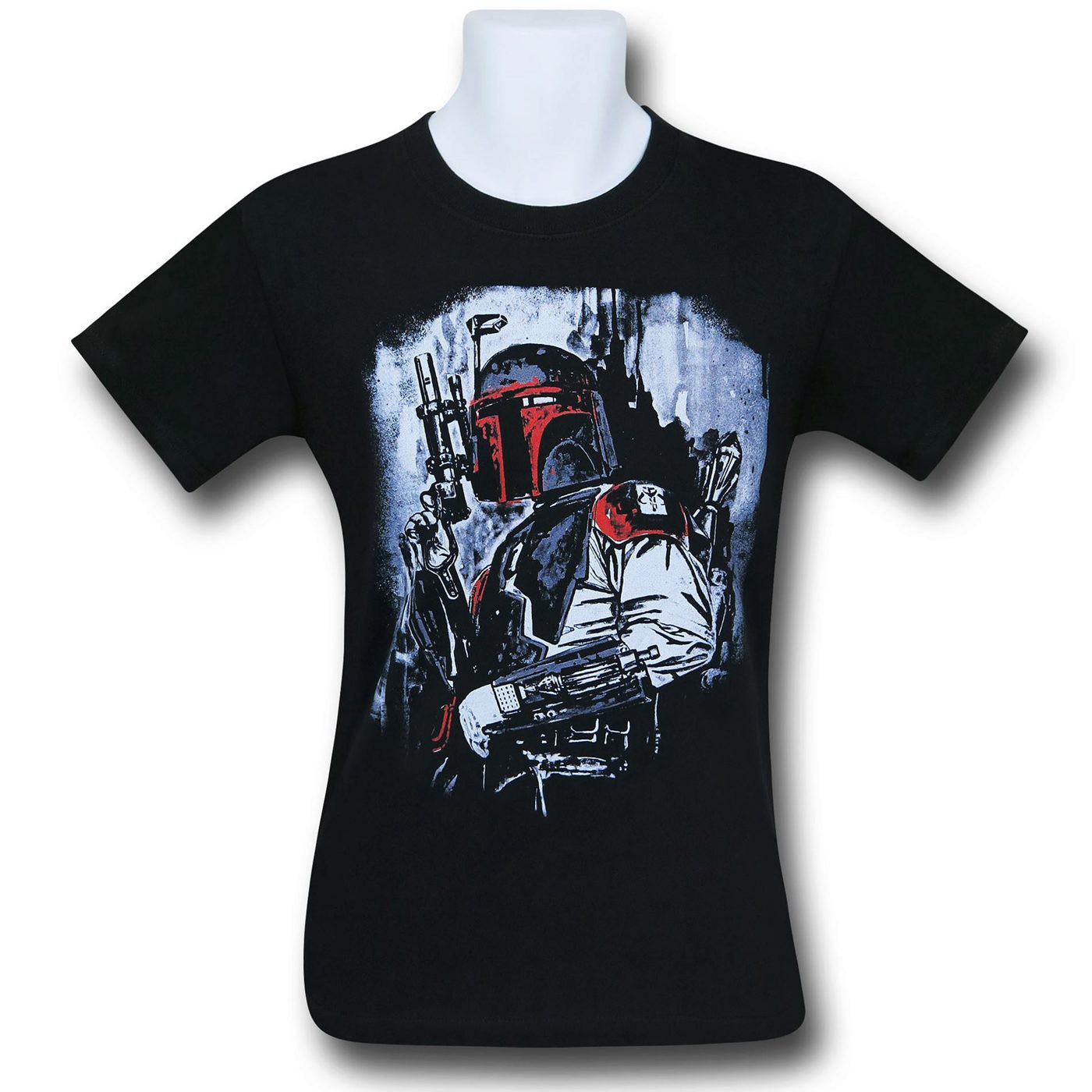 Star Wars Boba Fett Spotlight T-Shirt, Black