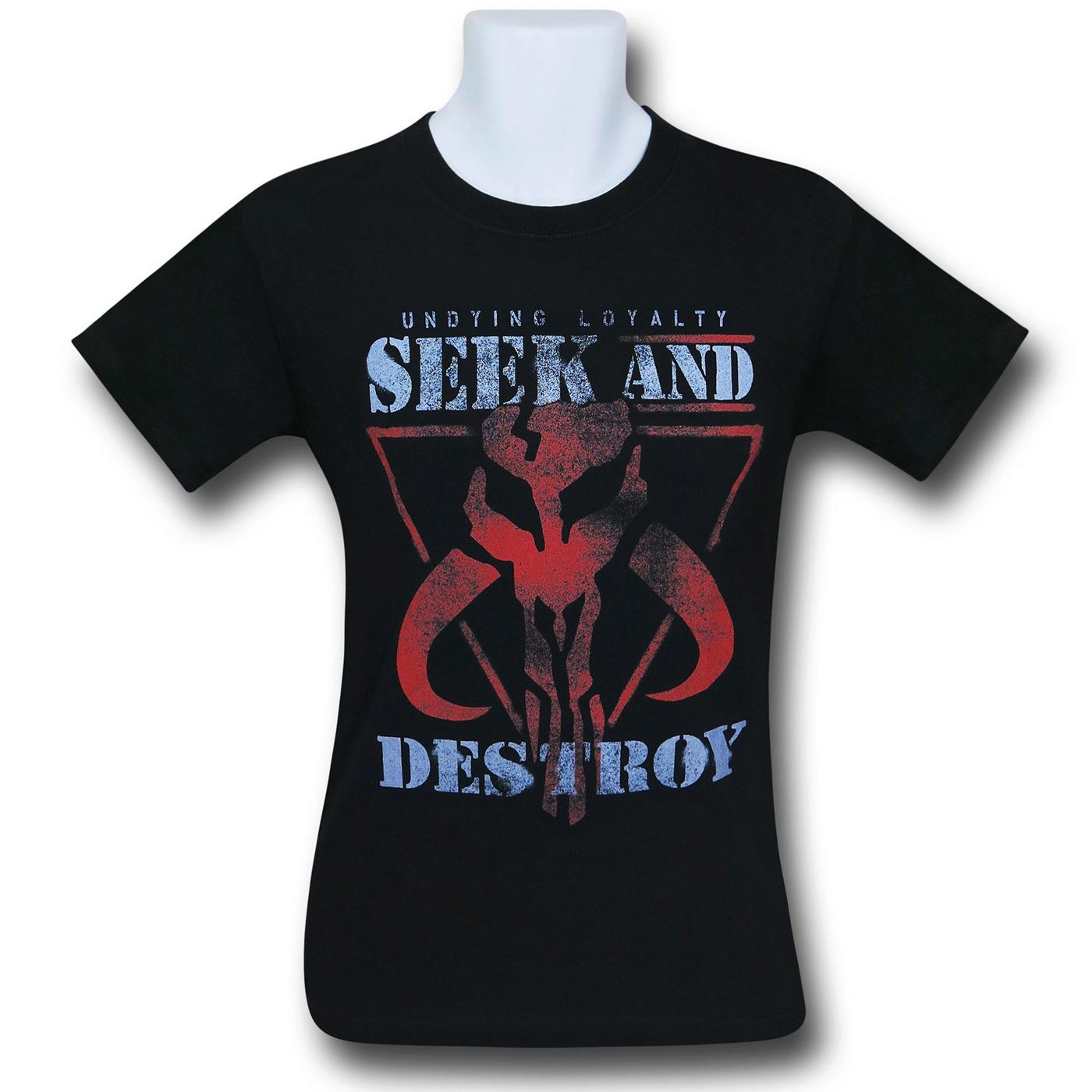 Star Wars Fett Seek and Destroy T-Shirt, Black