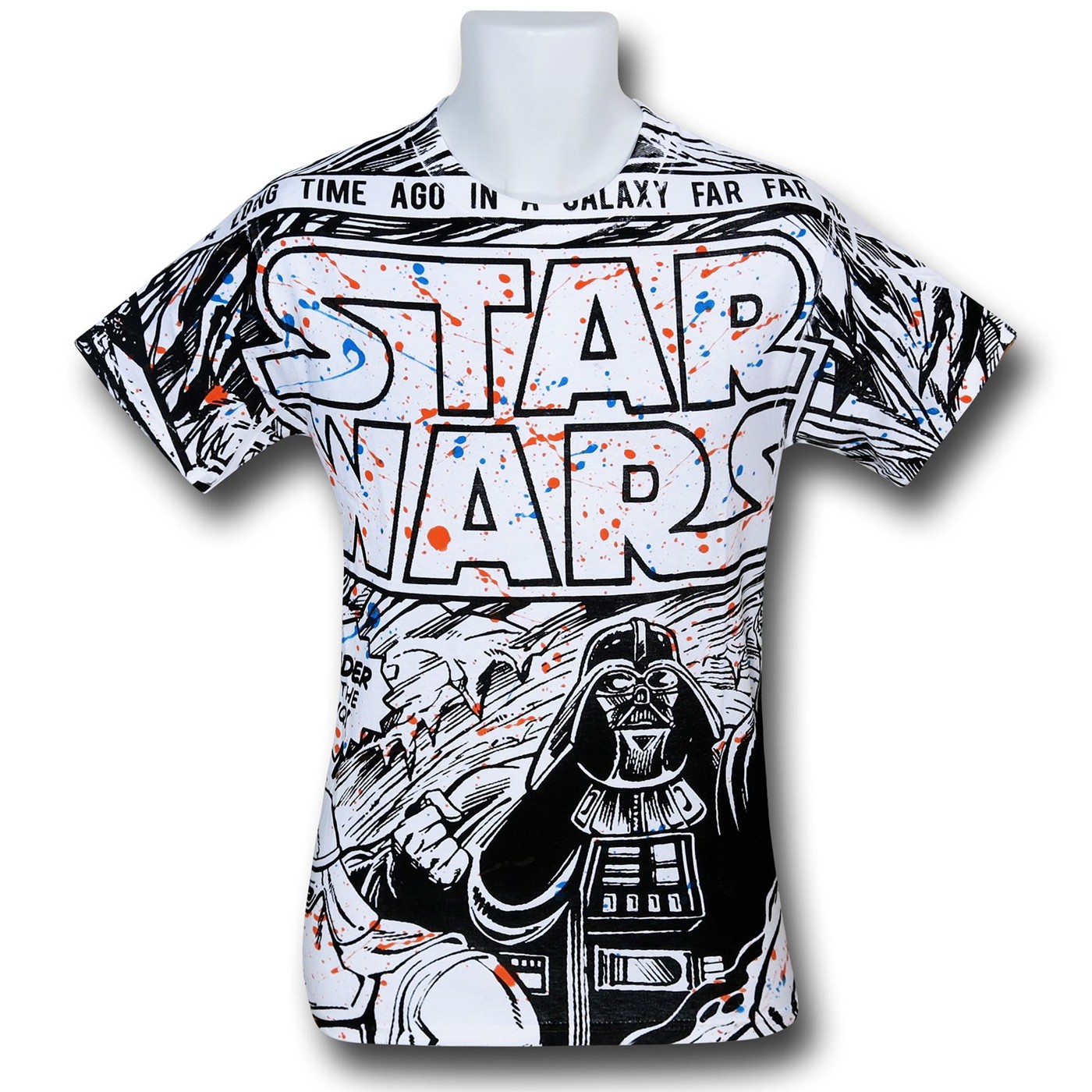 Star Wars Comic Sublimated T-Shirt, White