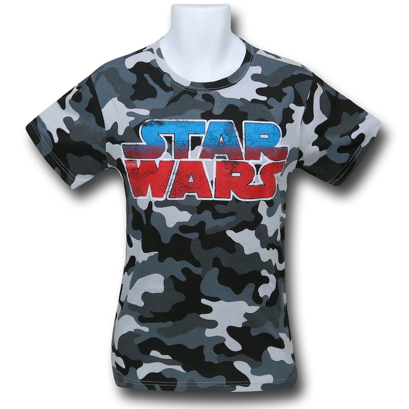 Star Wars Camo Logo T-Shirt, Black