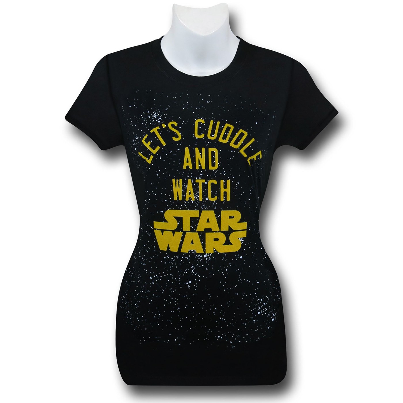 Star Wars Cuddle & Watch Star Wars Women's T-Shirt, Black