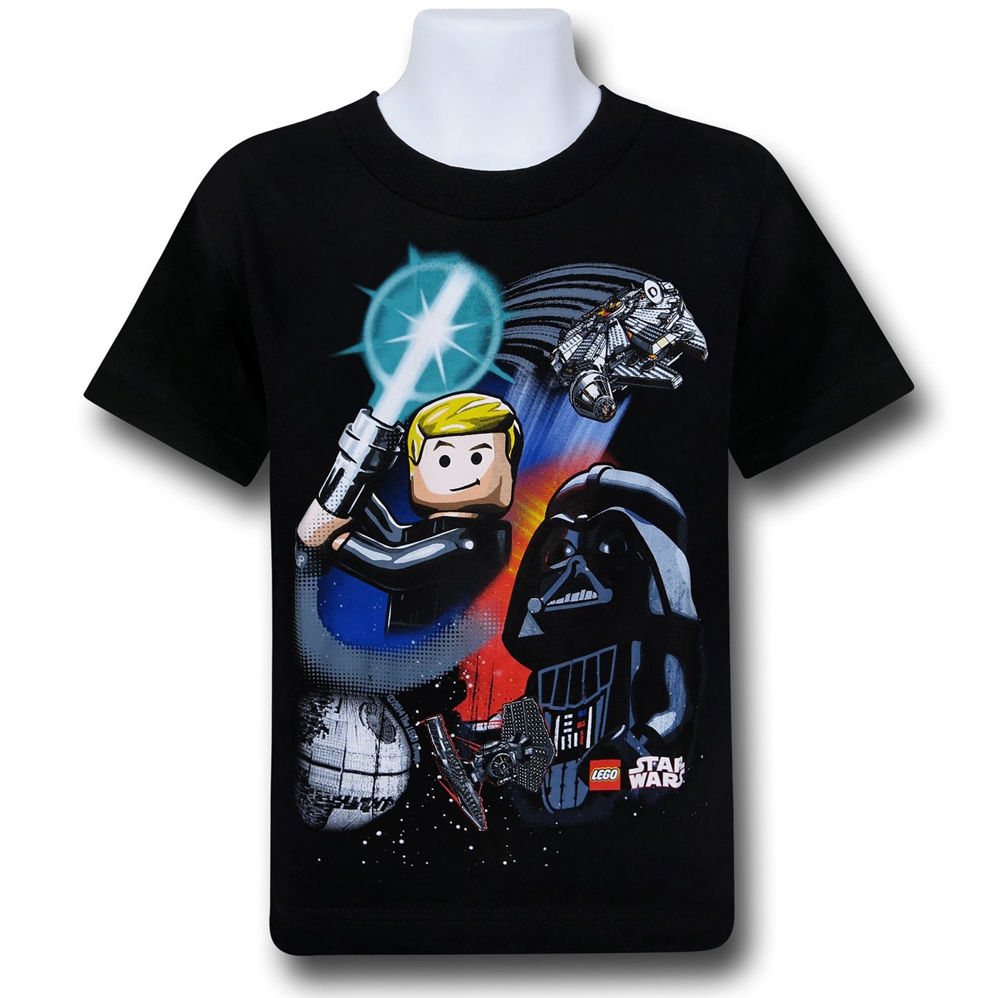 Star Wars Duality Kids Black T-Shirt, Black