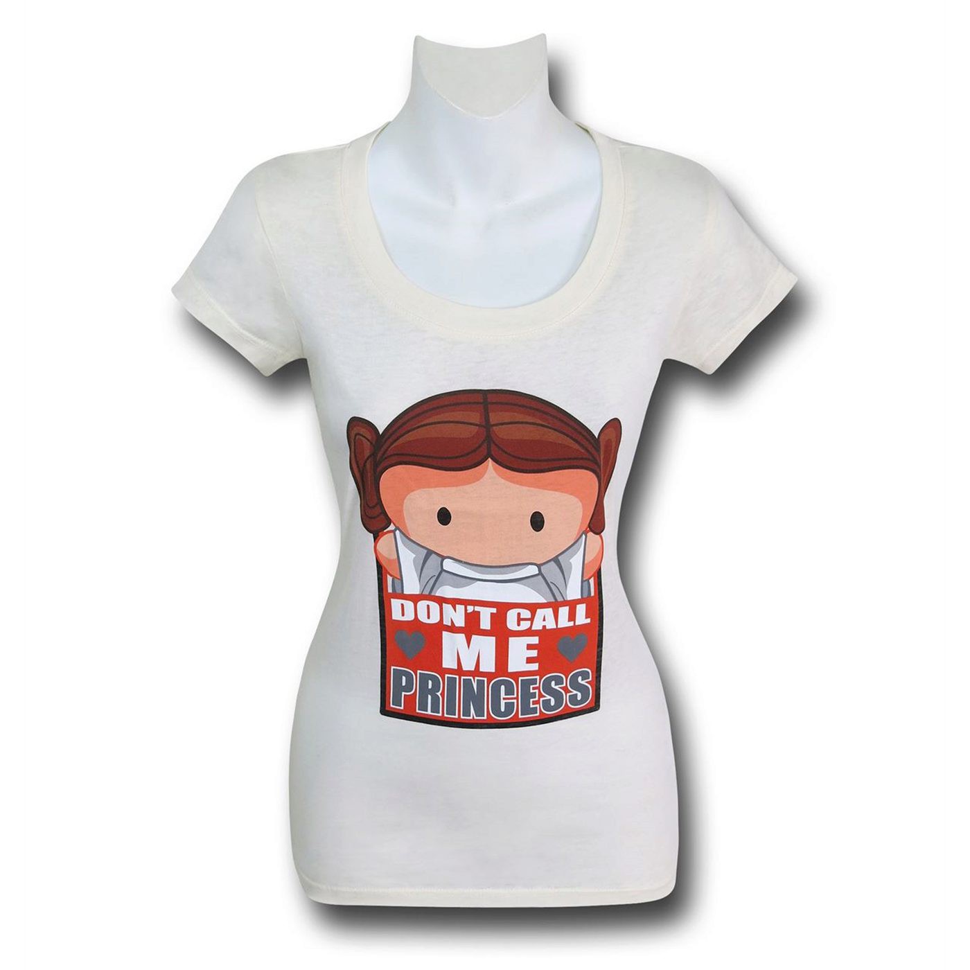 Star Wars Leia Don't Call Me Princess Women's T-Shirt, White