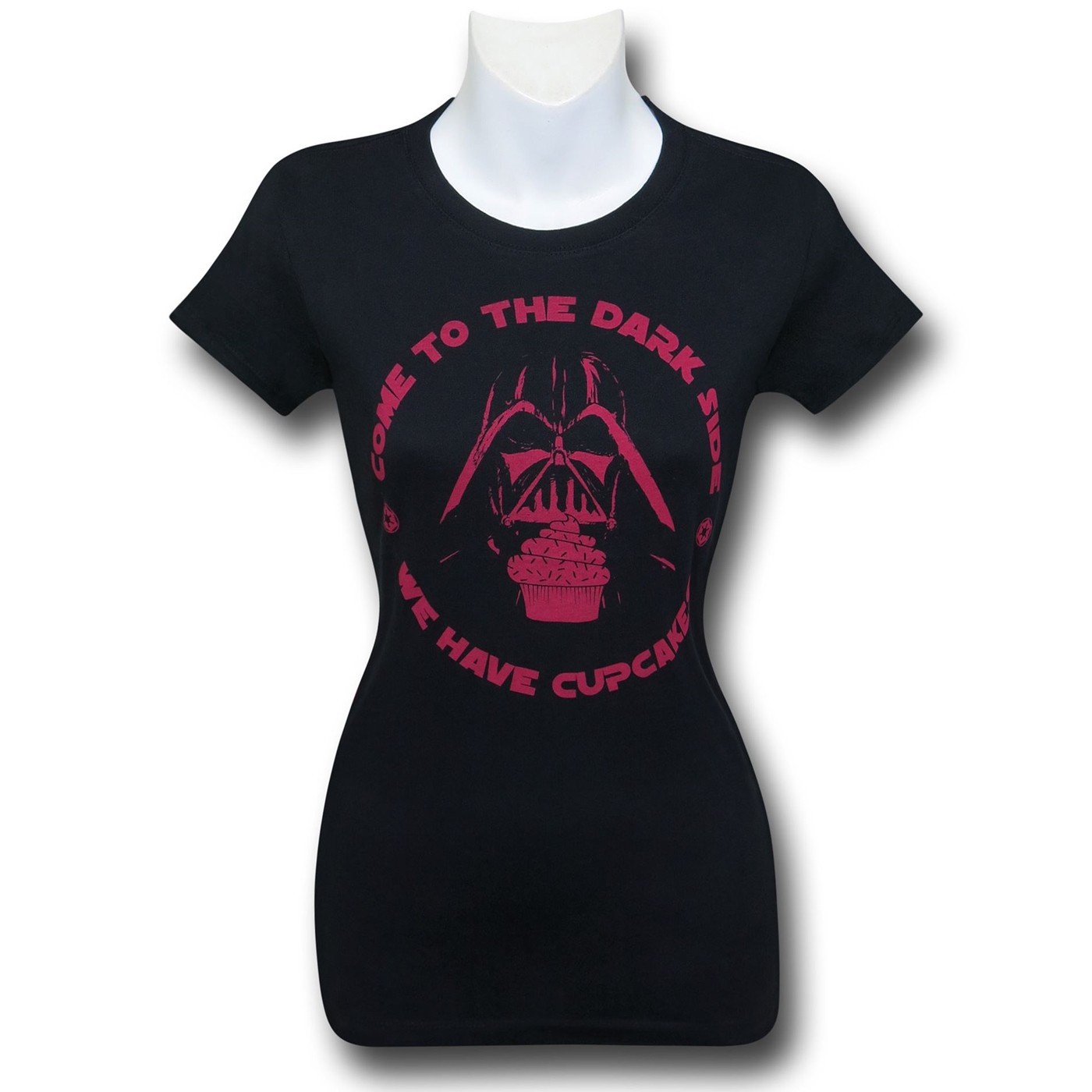 Star Wars Dark Side Cupcakes Women's T-Shirt, Black
