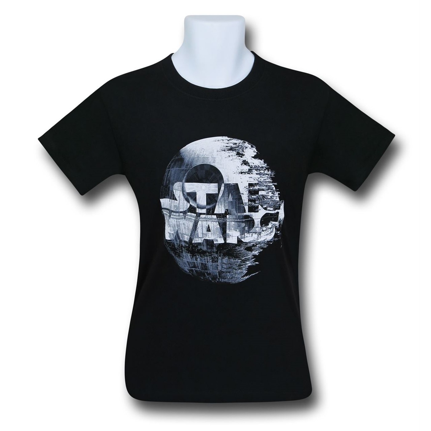 Star Wars Death Star Logo T-Shirt, Black