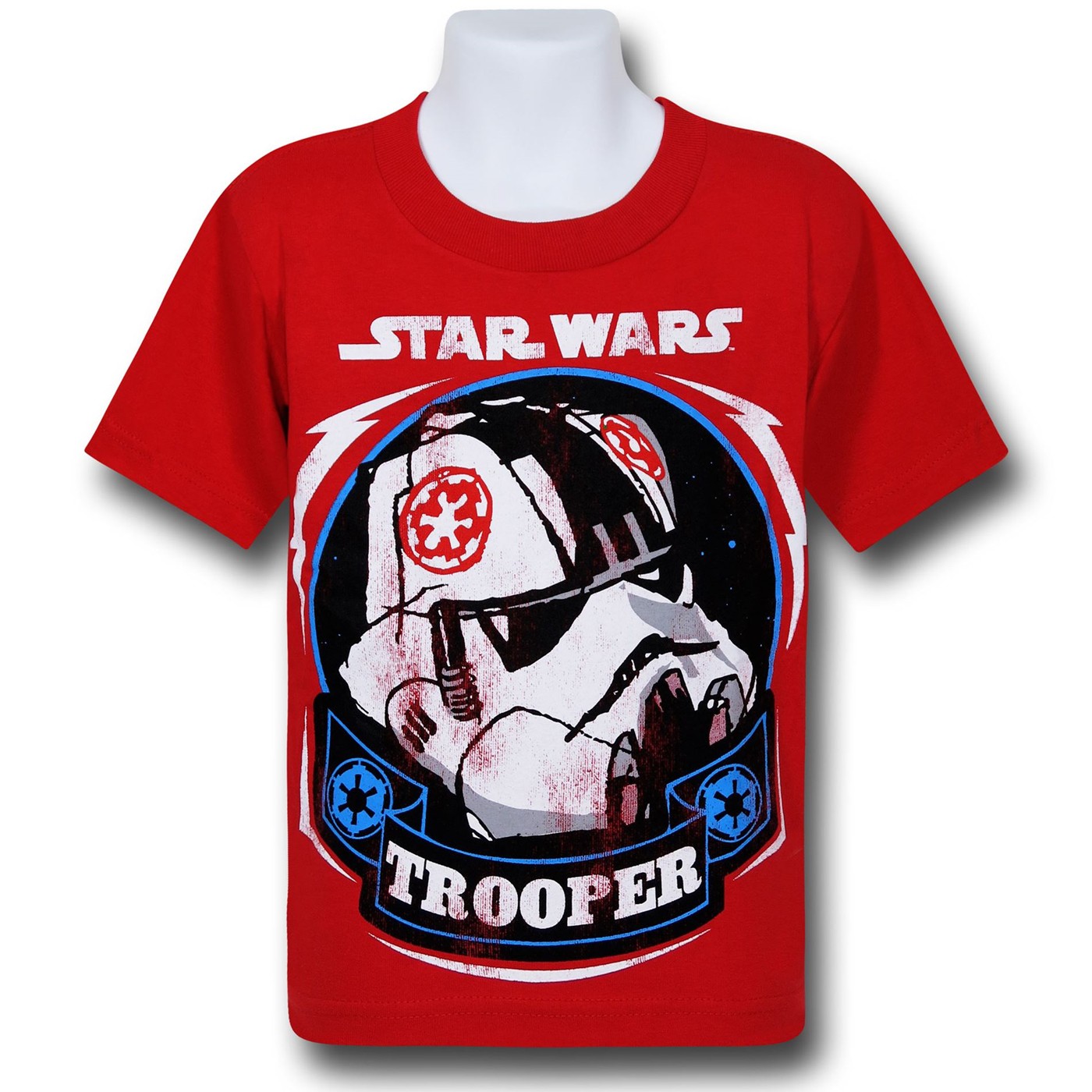 Star Wars Electric Trooper Kids T-Shirt, Red