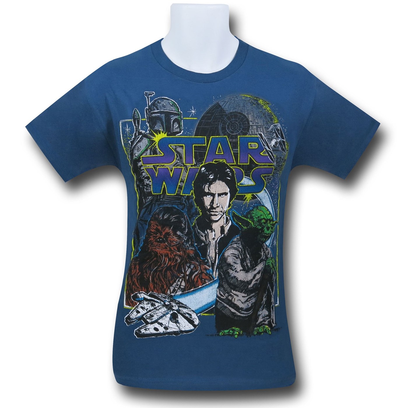Star Wars Empire Classics 30 Single T-Shirt, Blue