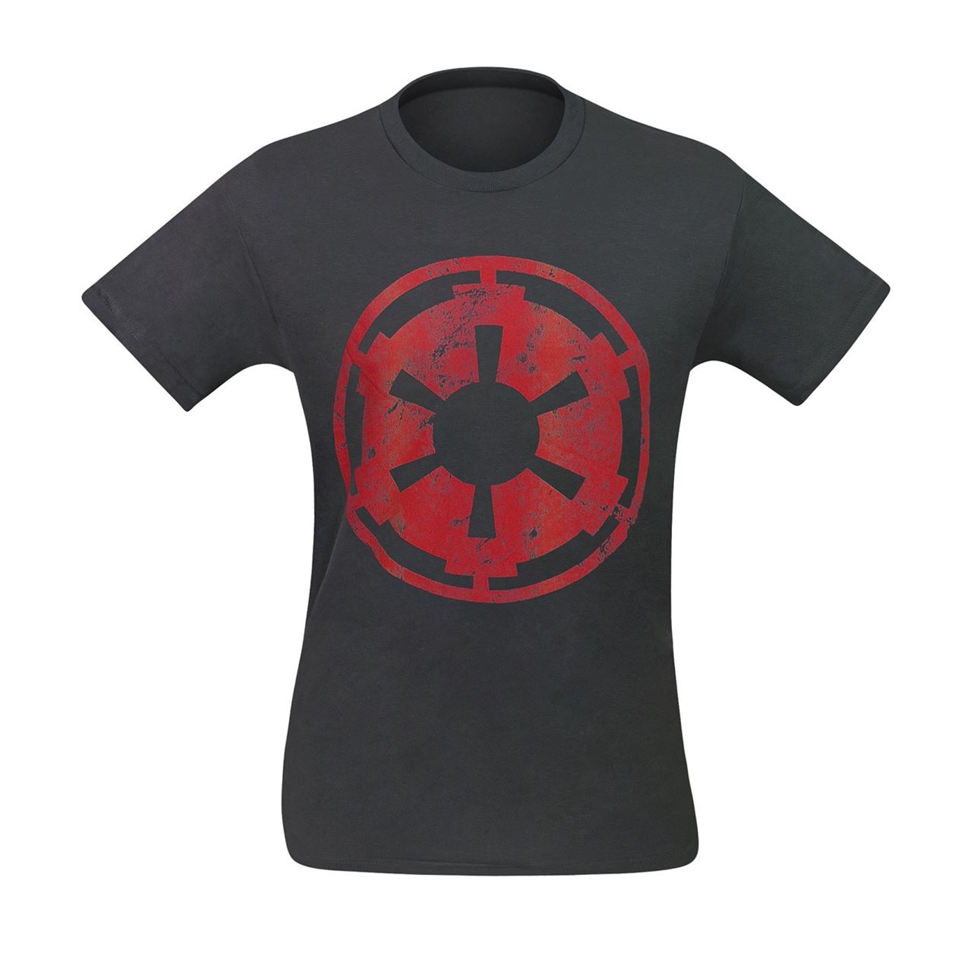 Star Wars Empire Crest Distressed Men's T-Shirt, Blue