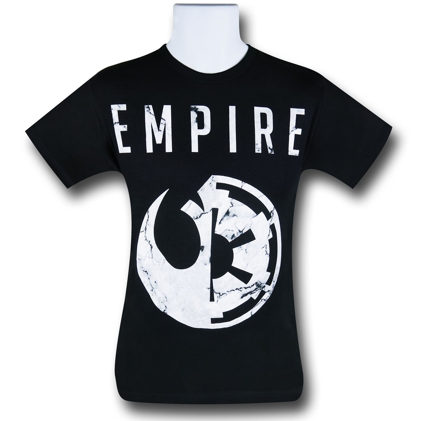 Star Wars Empire/Rebel Symbol T-Shirt, Black