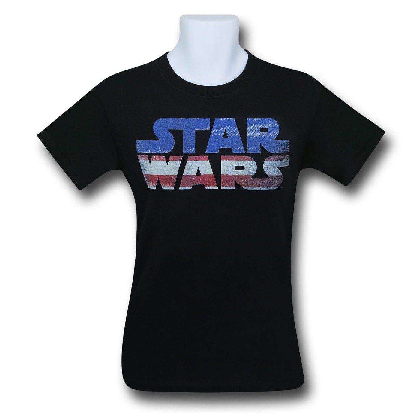 Star Wars America Logo Men's T-Shirt, Black