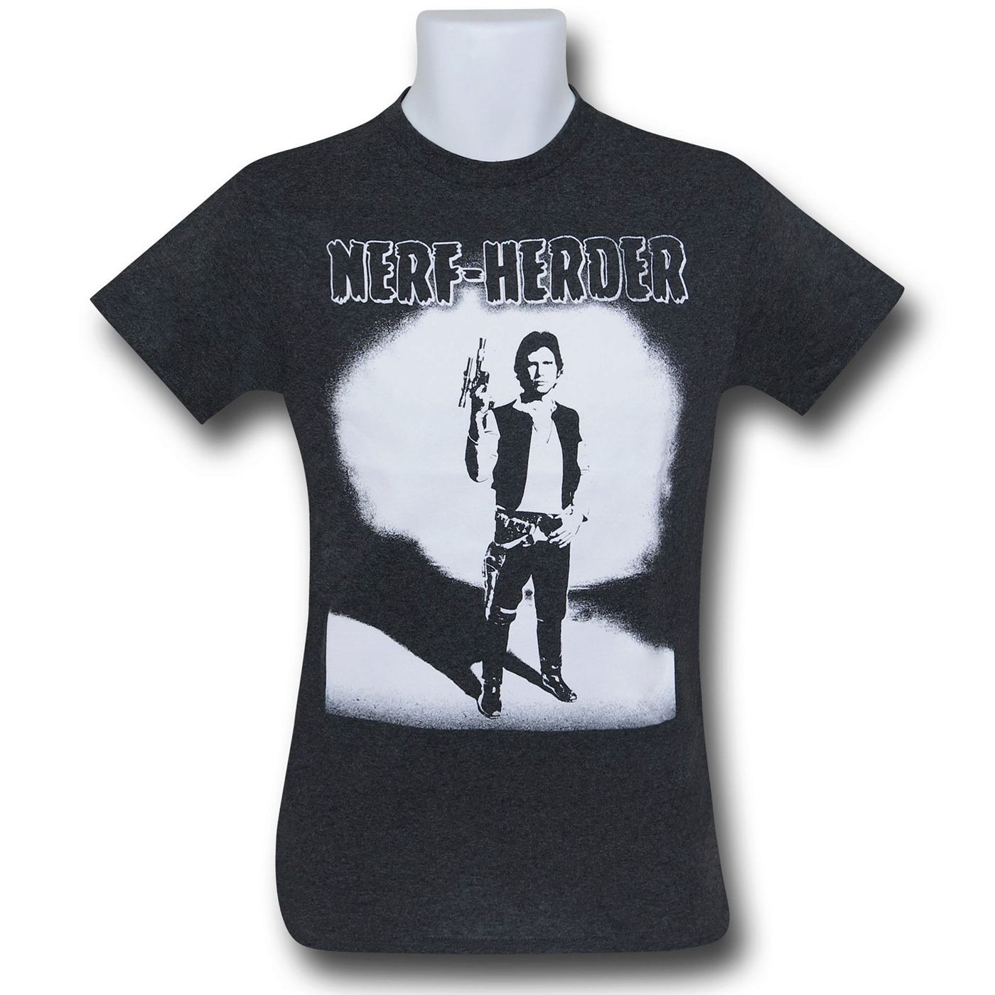 Star Wars Han Nerf Herder T-Shirt, Grey