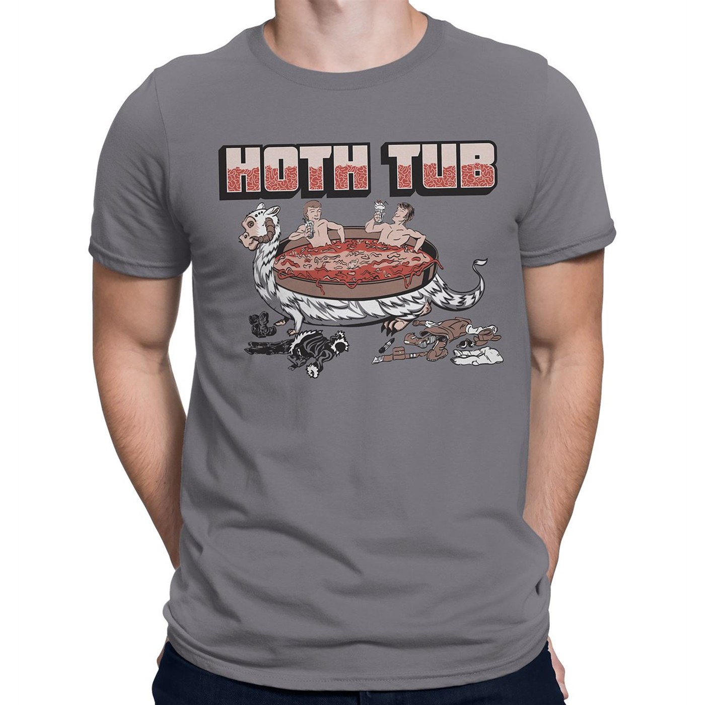 Hoth Tub Men's T-Shirt, Grey