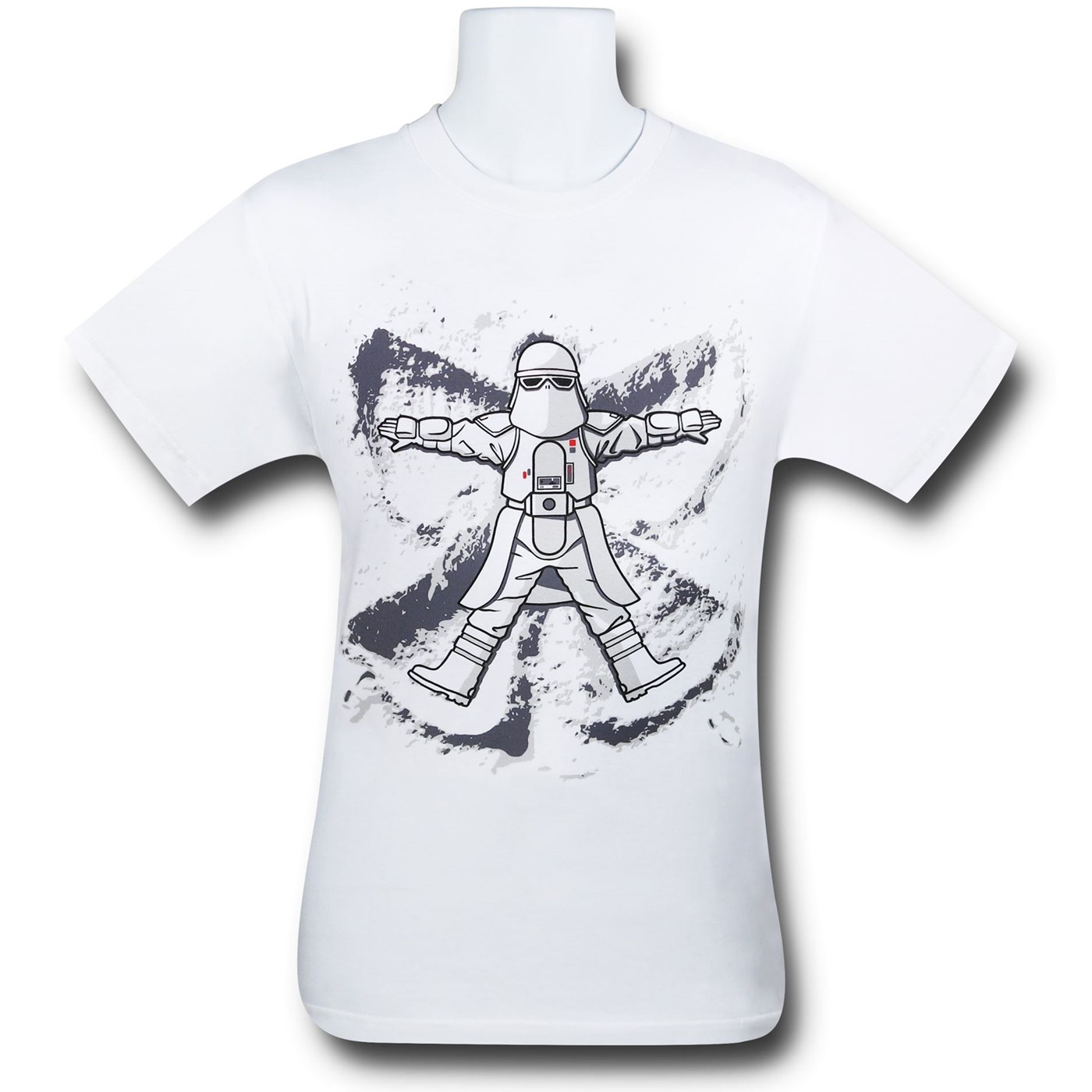 Star Wars Imperial Snow Angel 30 Single T-Shirt, White