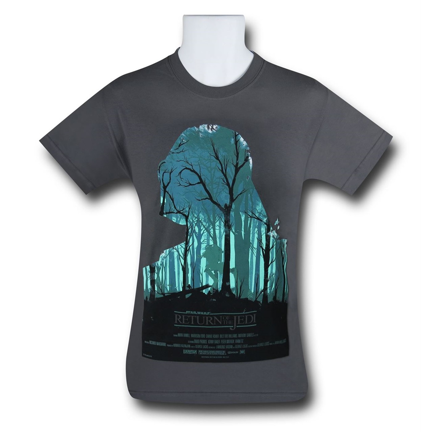 Stars Wars Return of the Jedi Poster Men's T-Shirt, Grey