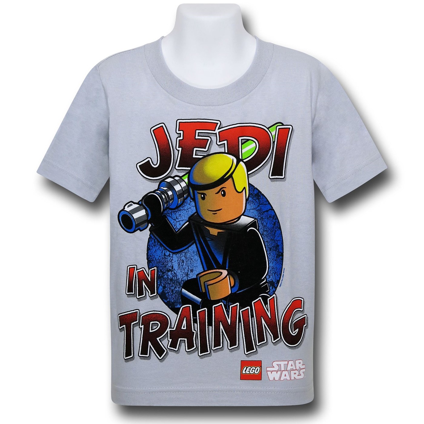 Star Wars Lego Jedi In Training Kids T-Shirt, Grey