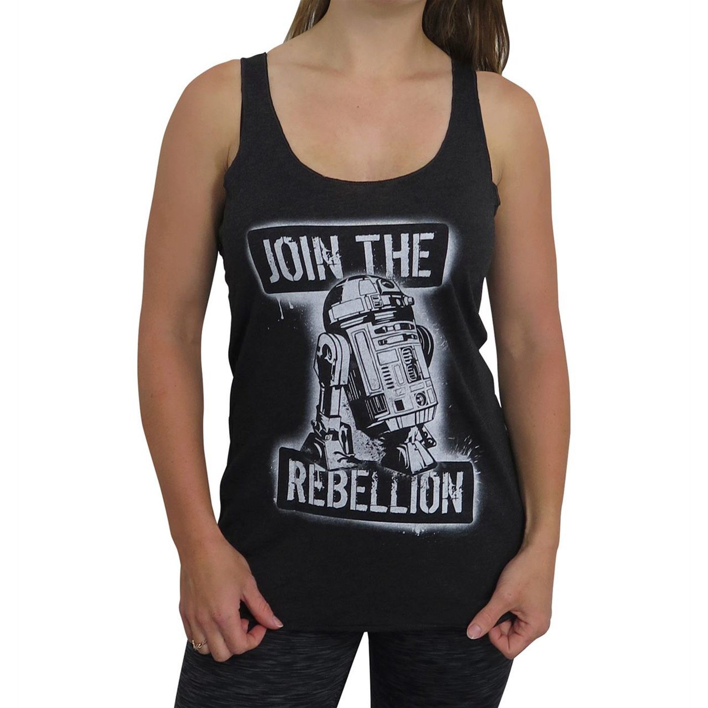 Star Wars Join The Rebellion Women's Tank, Black