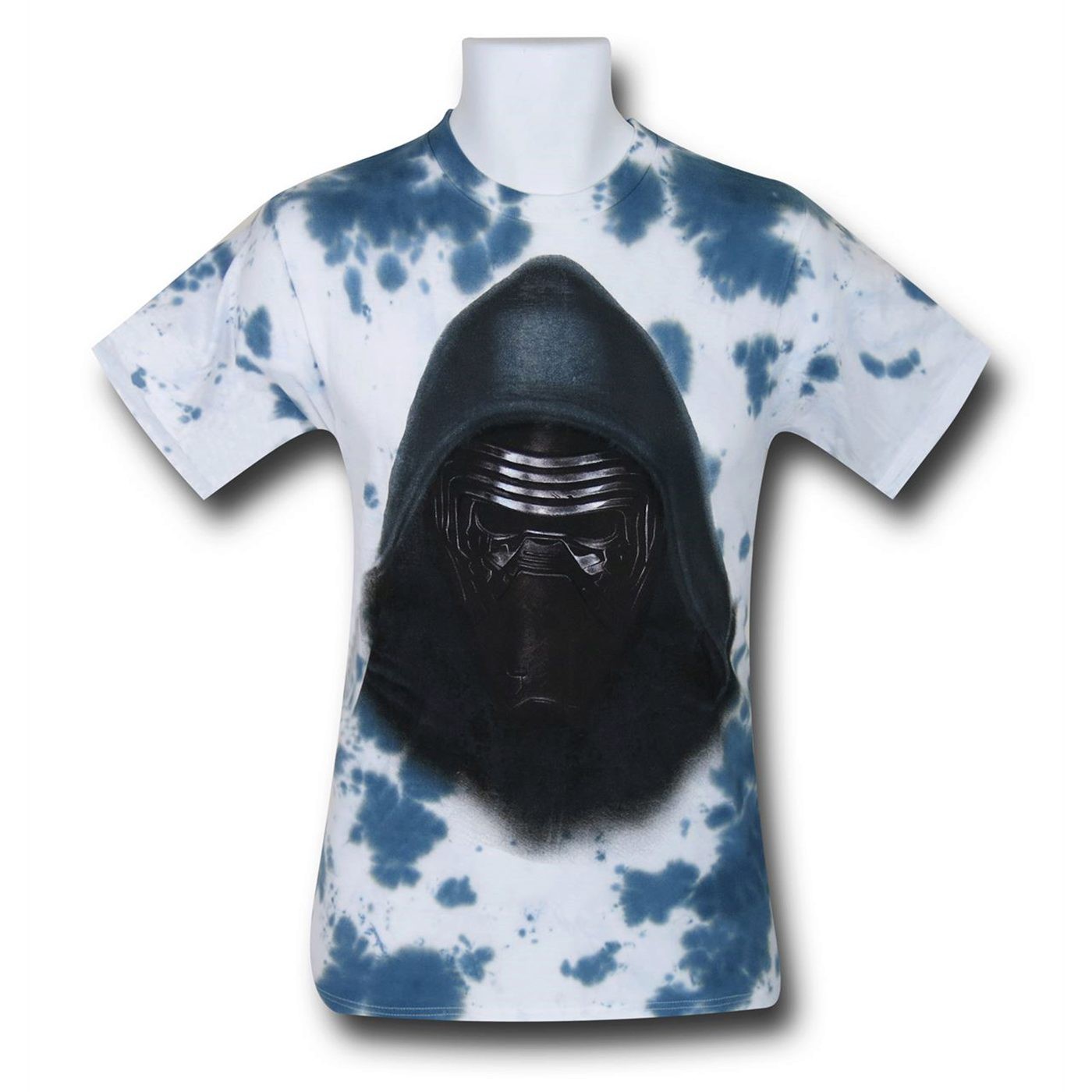 Star Wars Kylo Ren Tie Dye Men's T-Shirt, White