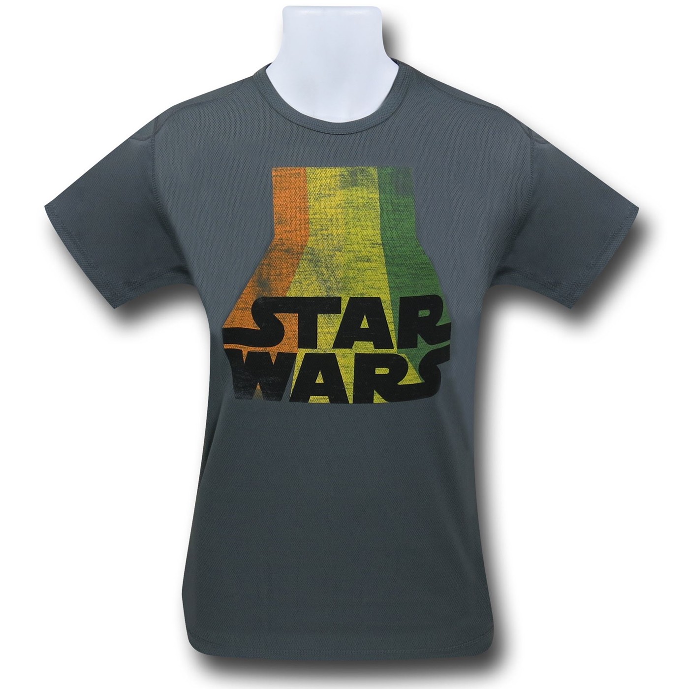 Star Wars Logo Polymesh T-Shirt, Grey