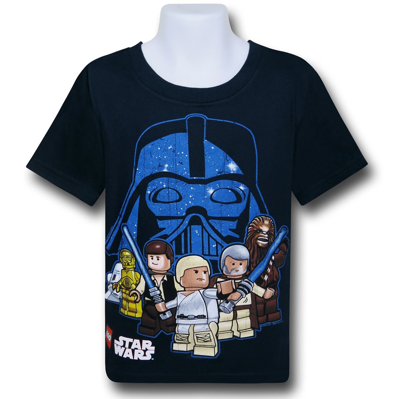 Star Wars Lego Rebel Crowd Kids T-Shirt, Blue