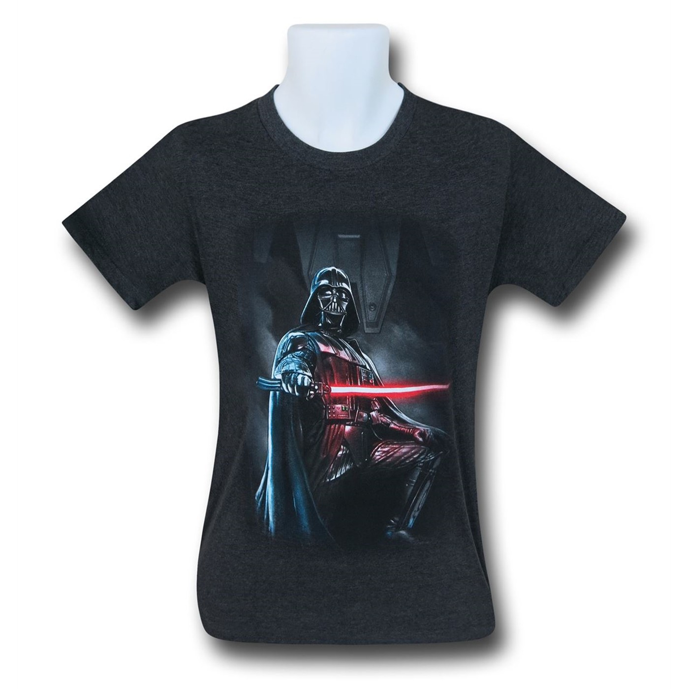 Star Wars Vader Light Piercer Kids T-Shirt, Grey