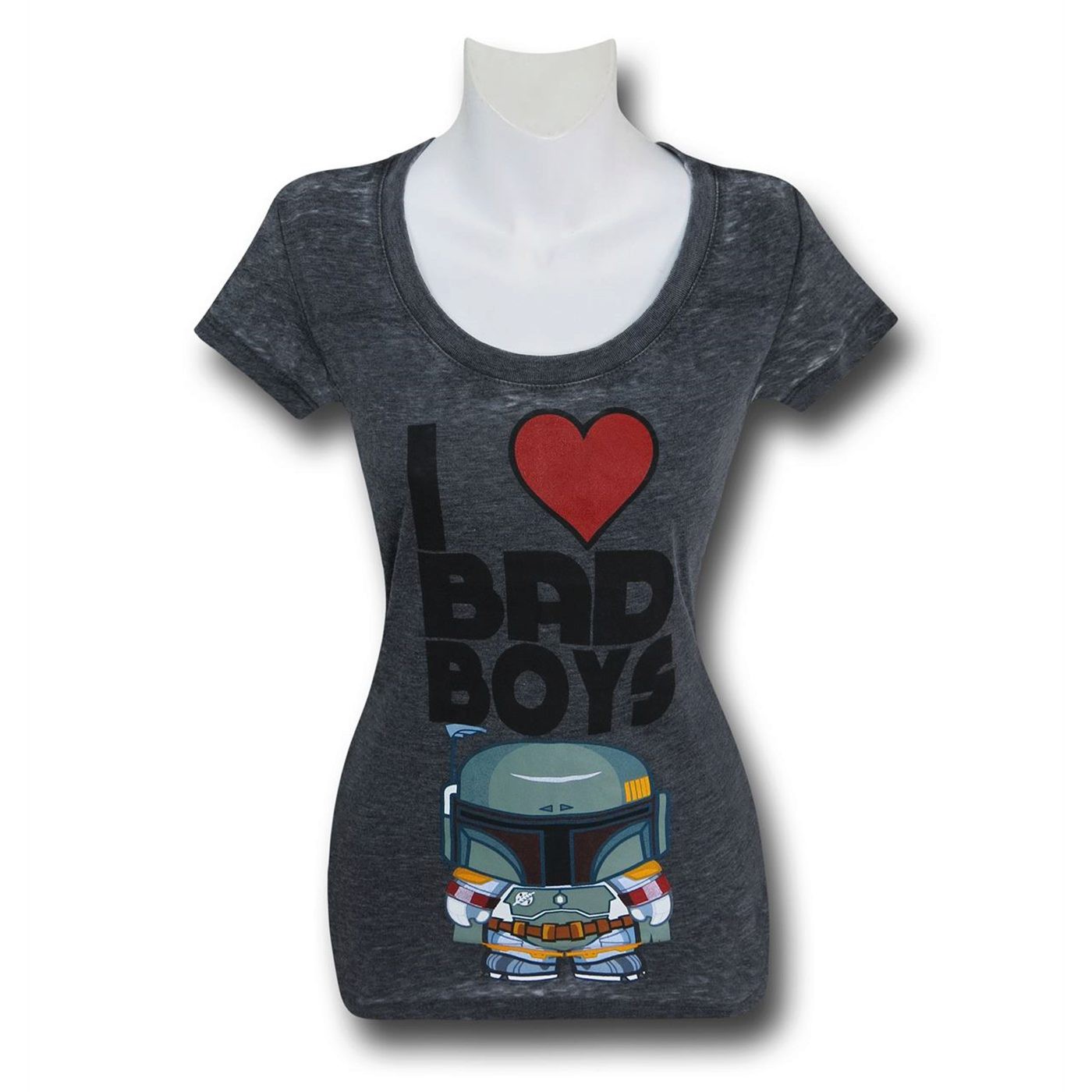 Star Wars I Love Bad Boys Women's T-Shirt, Black