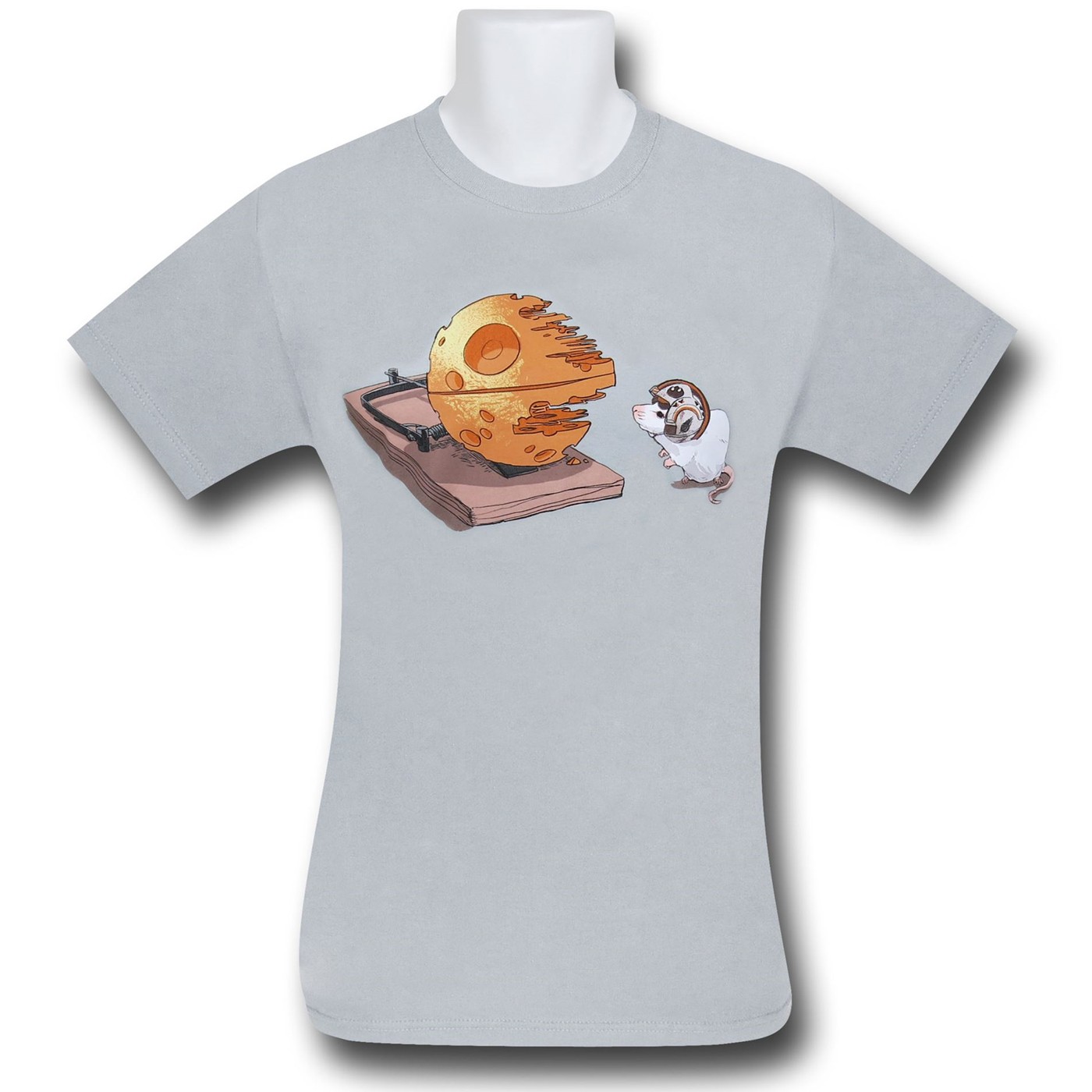 Star Wars It's a Mouse Trap! T-Shirt, Grey