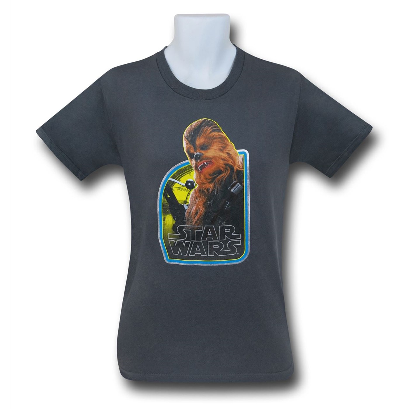 Star Wars Old School Chewbacca T-Shirt, Grey