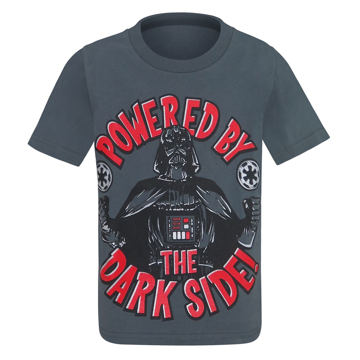 Star Wars Powered By The Darkside Kids T-Shirt, Grey