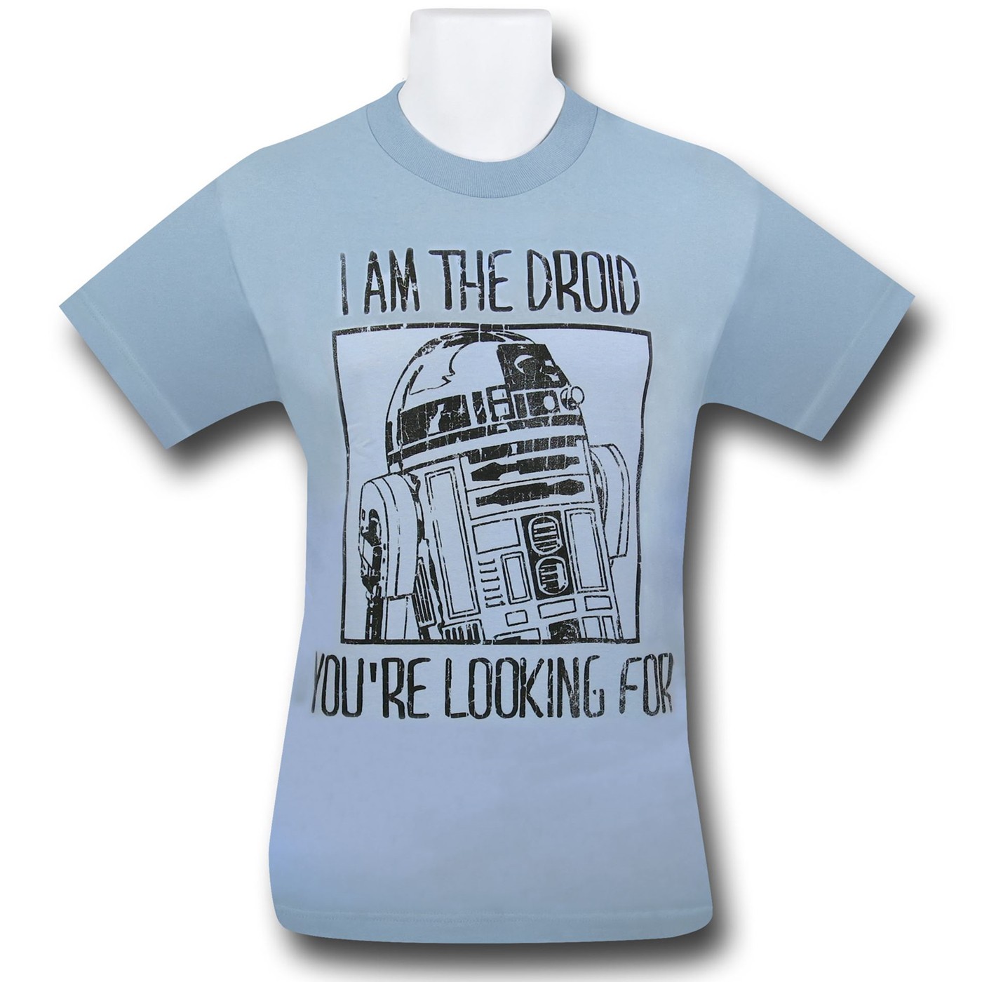 Star Wars R2D2 Is The Droid 30 Single T-Shirt, Blue