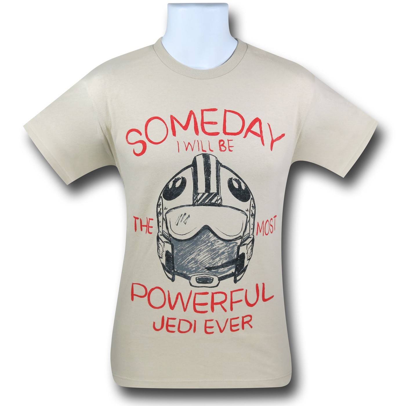 Star Wars Rebel Helmet Someday 30 Single T-Shirt, Beige