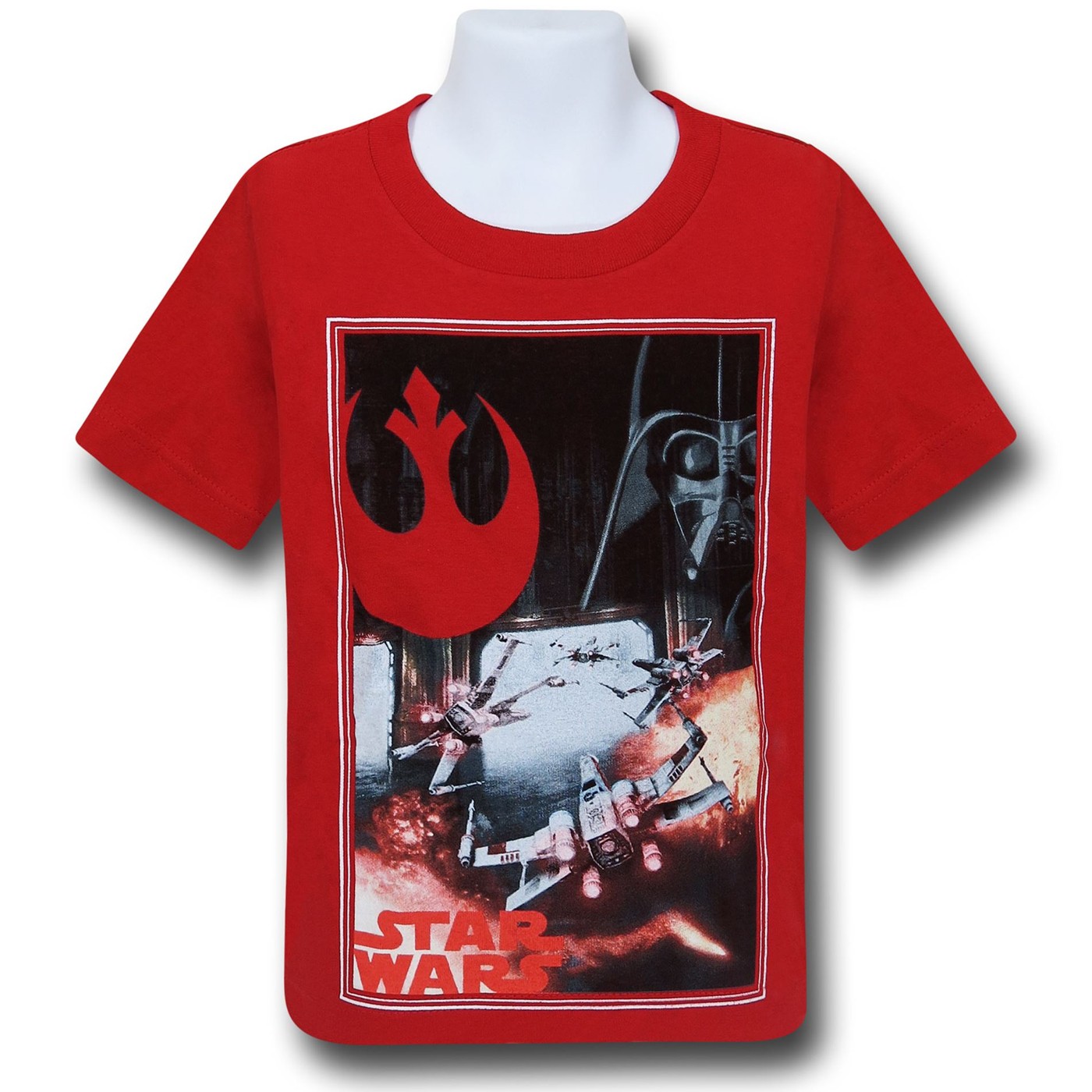 Star Wars Rebels Win Glow Kids T-Shirt, Red