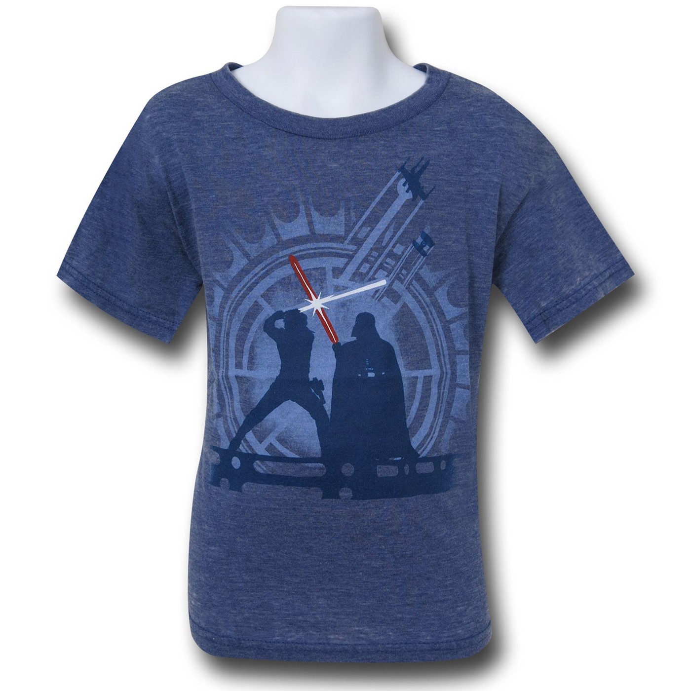 Star Wars Shadow Fight Kids T-Shirt, Blue