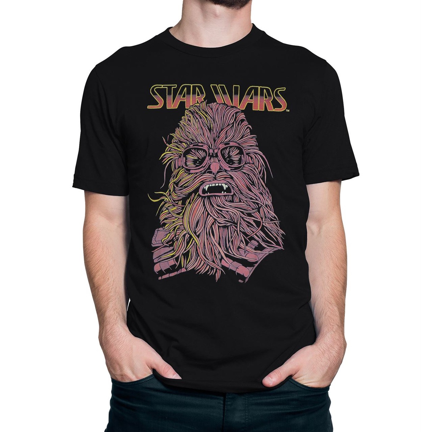 Star Wars Solo Young Chewie Men's T-Shirt, Black