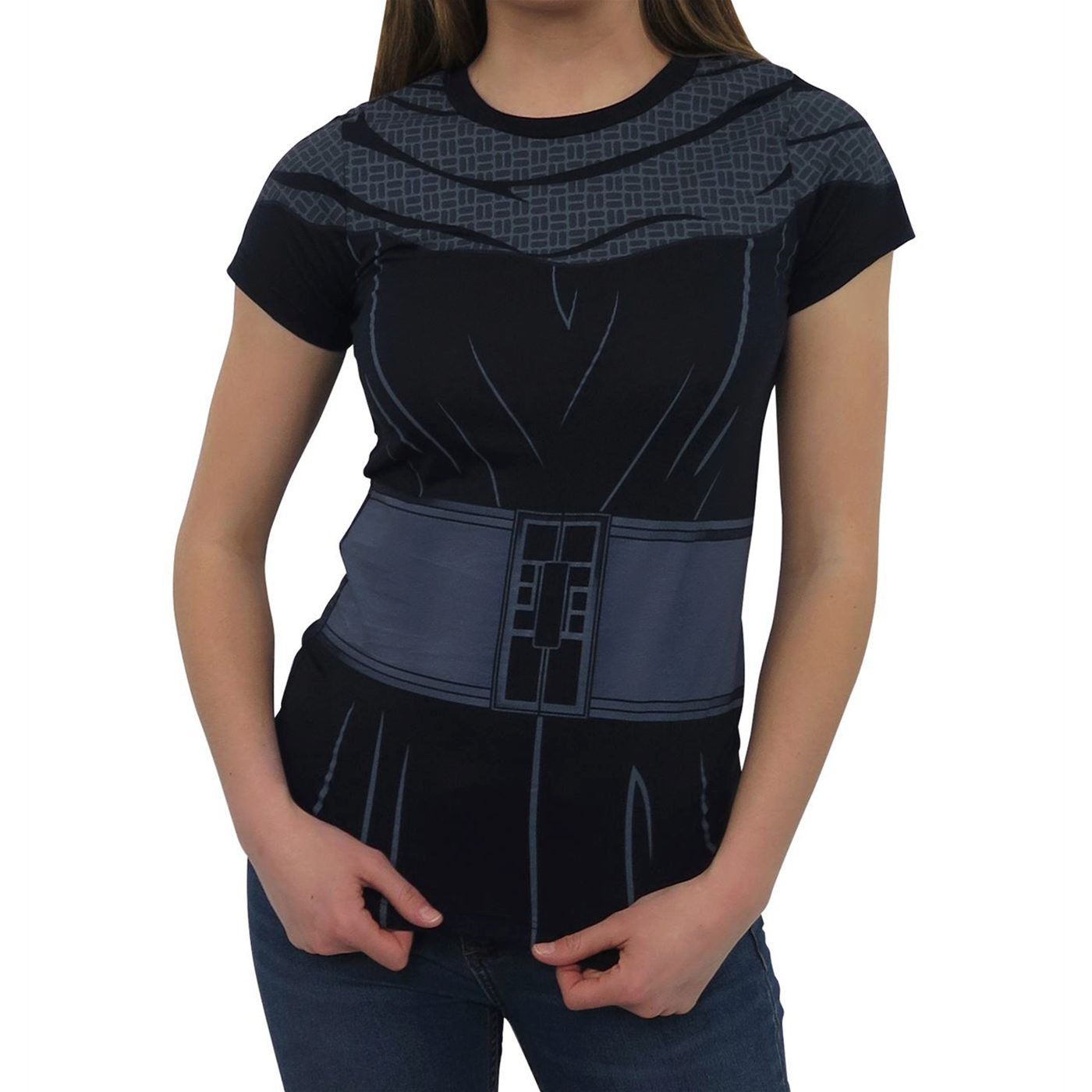 Star Wars Force Awakens Kylo Ren Costume Women's T-Shirt, Black