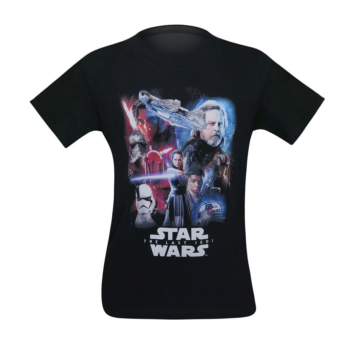 Star Wars The Last Jedi Force User Men's T-Shirt, Black