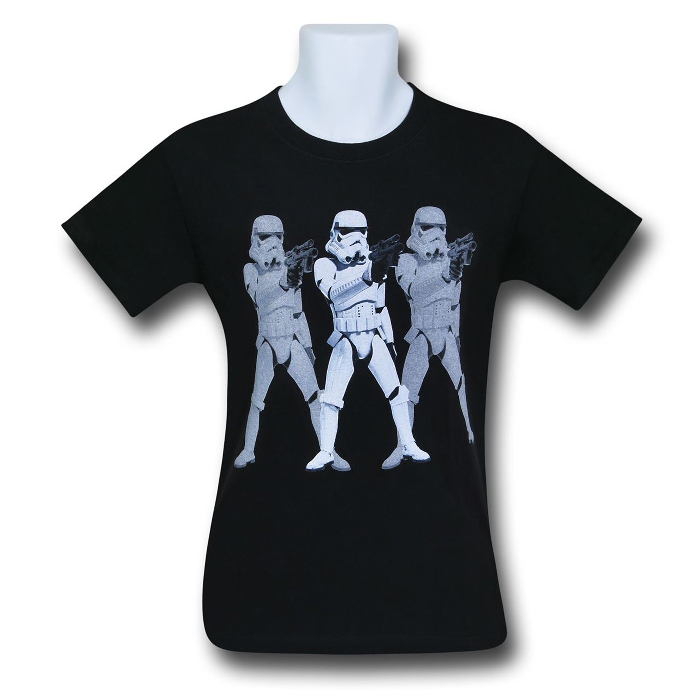 Star Wars Triple Trooper T-Shirt, Black