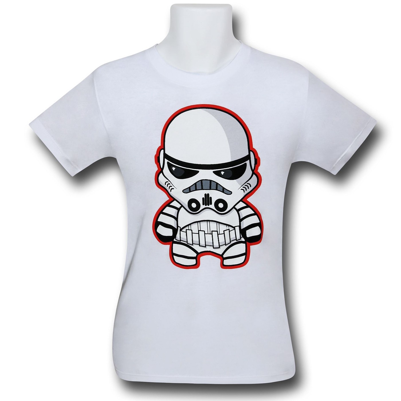 Star Wars Kawaii Trooper Glow 30 Single T-Shirt, White