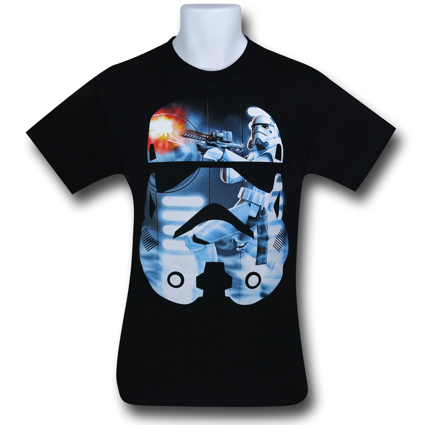 Star Wars Stormtrooper Fill 30 Single T-Shirt, Black