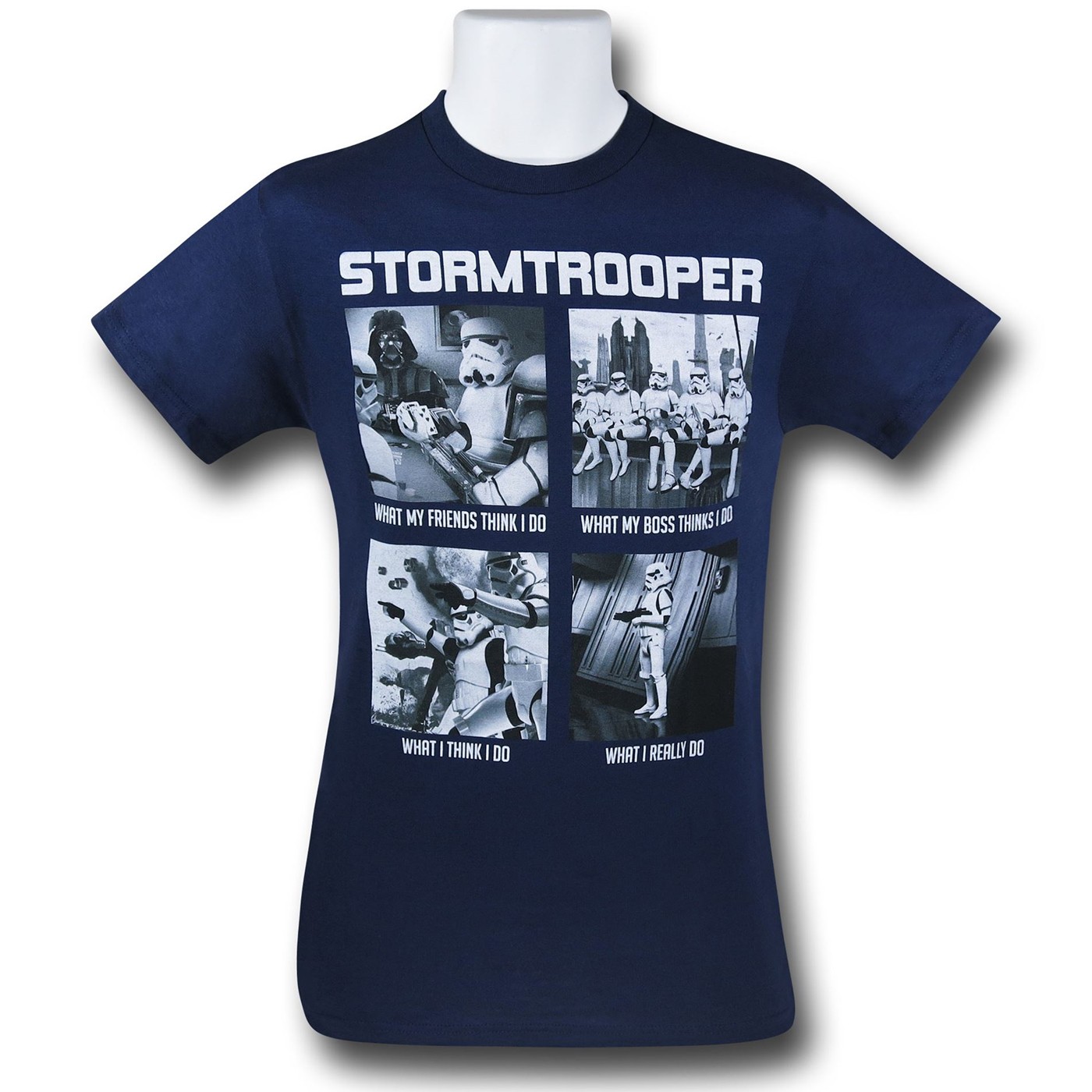 Star Wars What Troopers Do T-Shirt, Blue