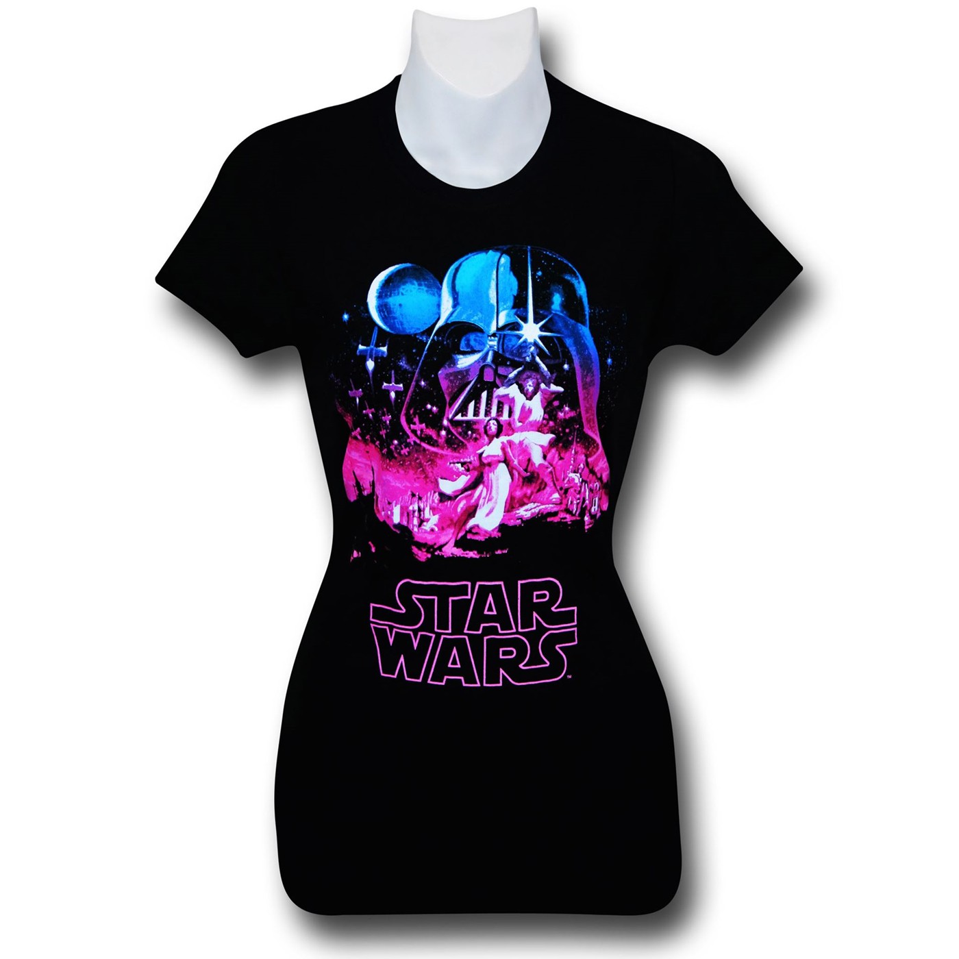 Star Wars Ultraviolet Women's T-Shirt, Black