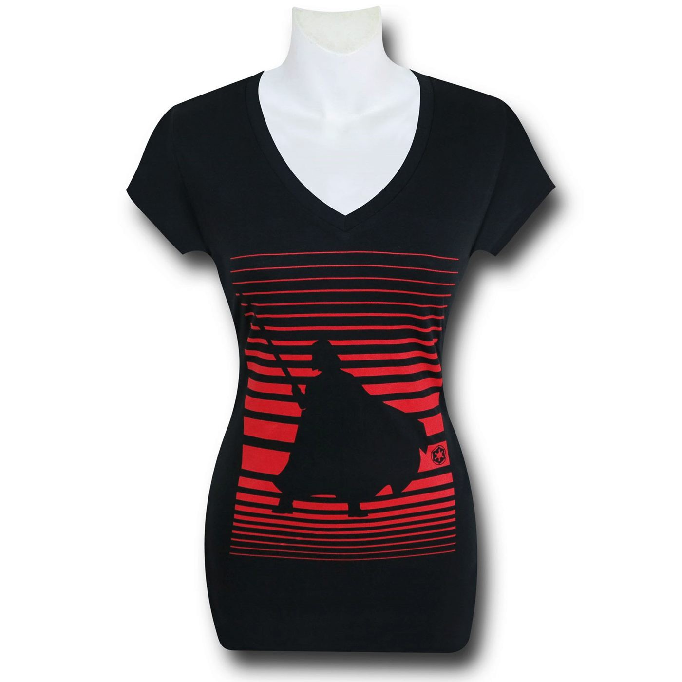 Star Wars Vader Vision Women's V-Neck T-Shirt, Black