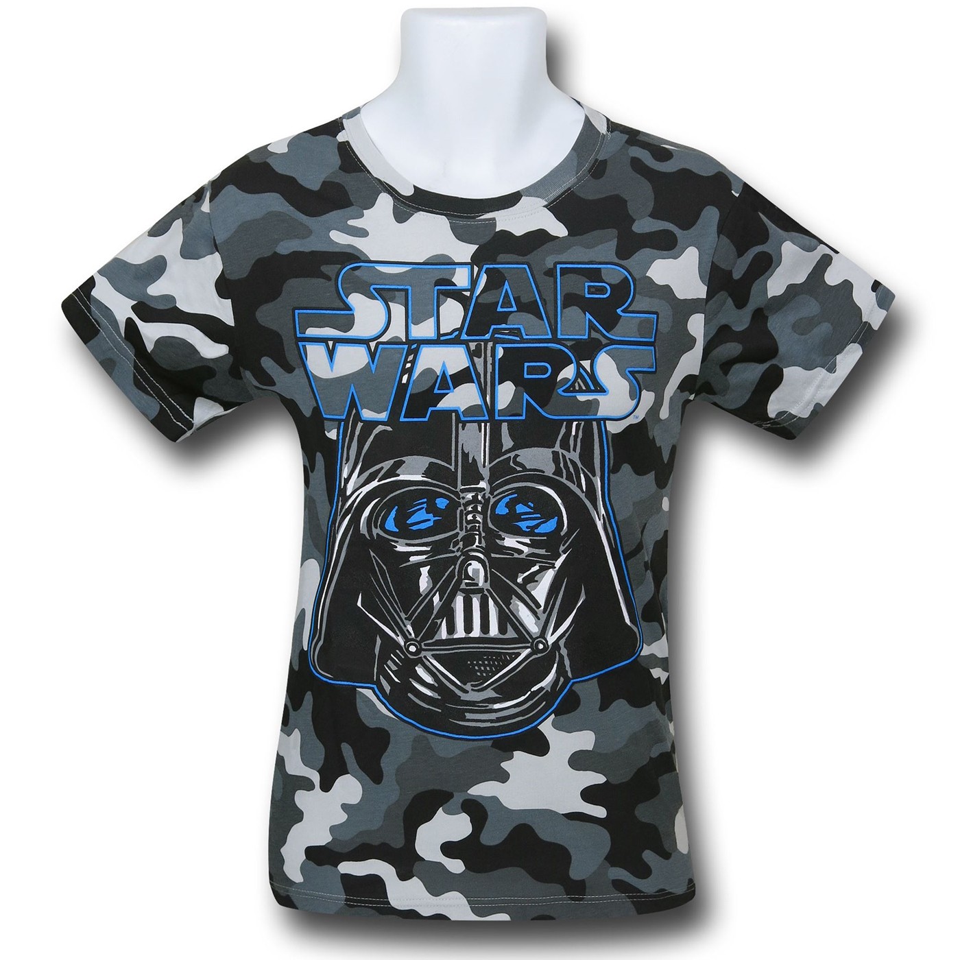 Star Wars Vader Camo T-Shirt, Black