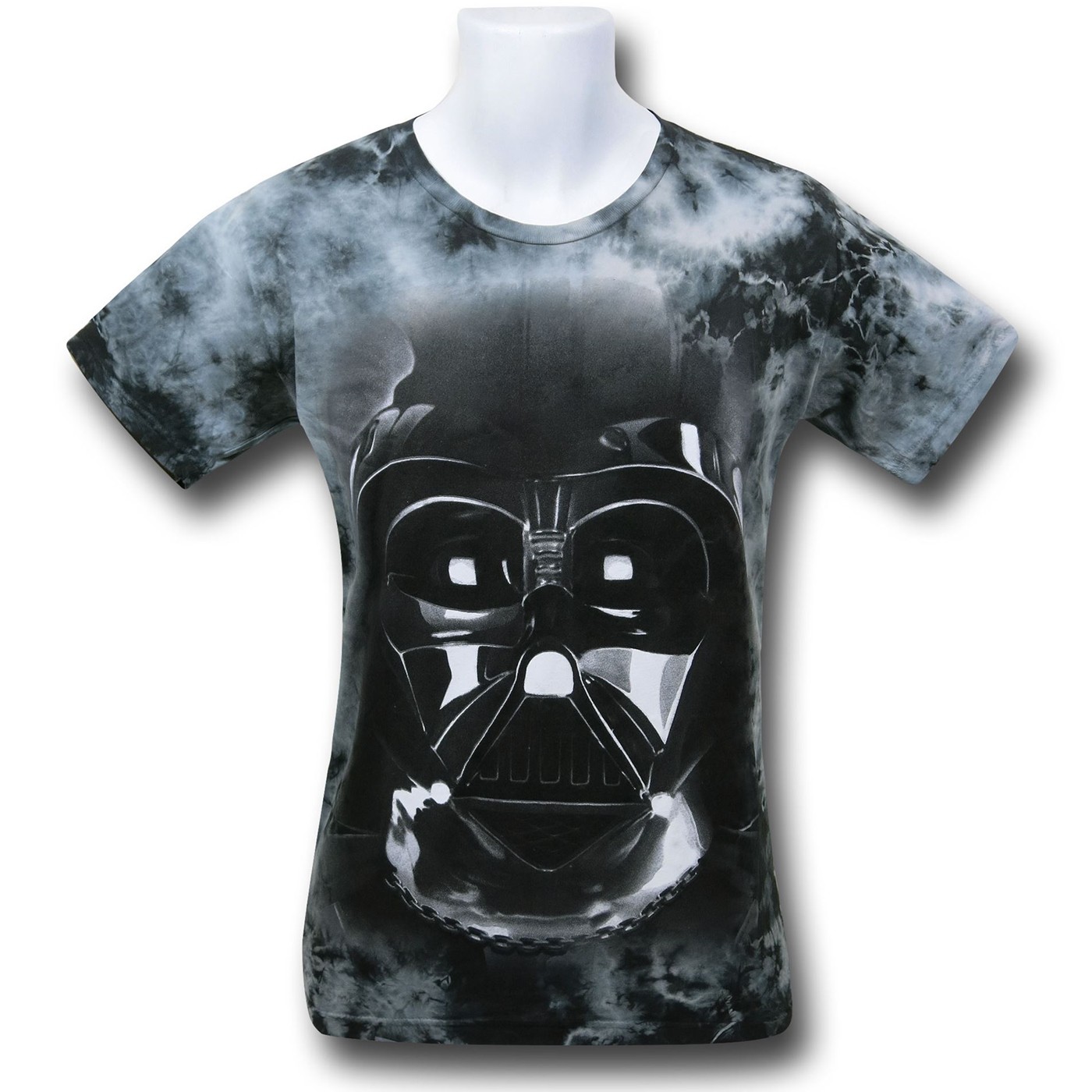 Star Wars Vader Big Face Wash T-Shirt, Black
