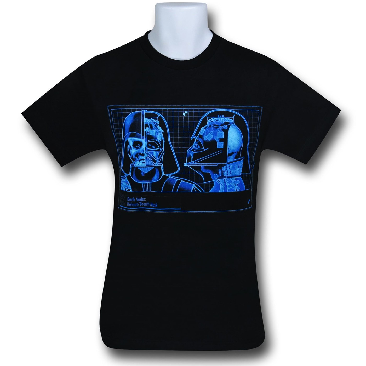 Star Wars Vader Prints 30 Single T-Shirt, Black