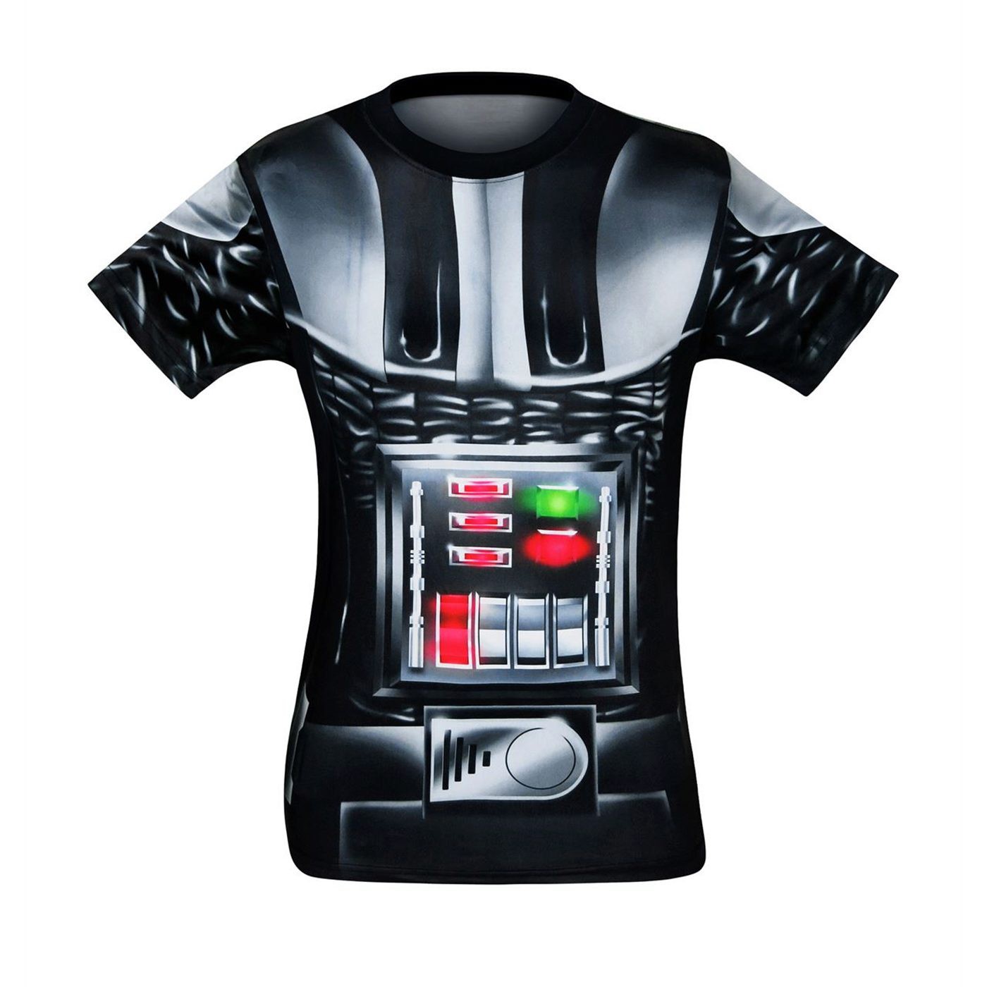 Darth Vader Sublimated Costume Fitness T-Shirt, Black