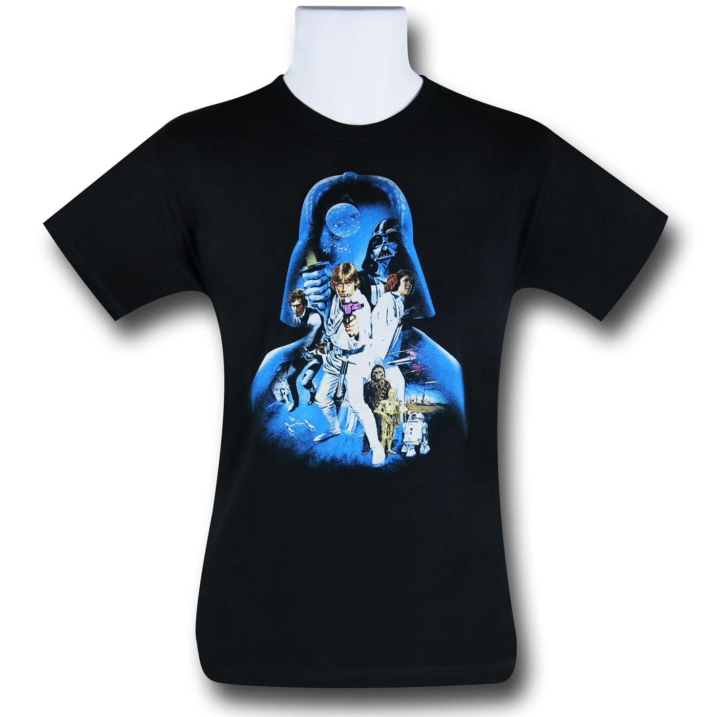 Star Wars Vader Poster Kids T-Shirt, Black