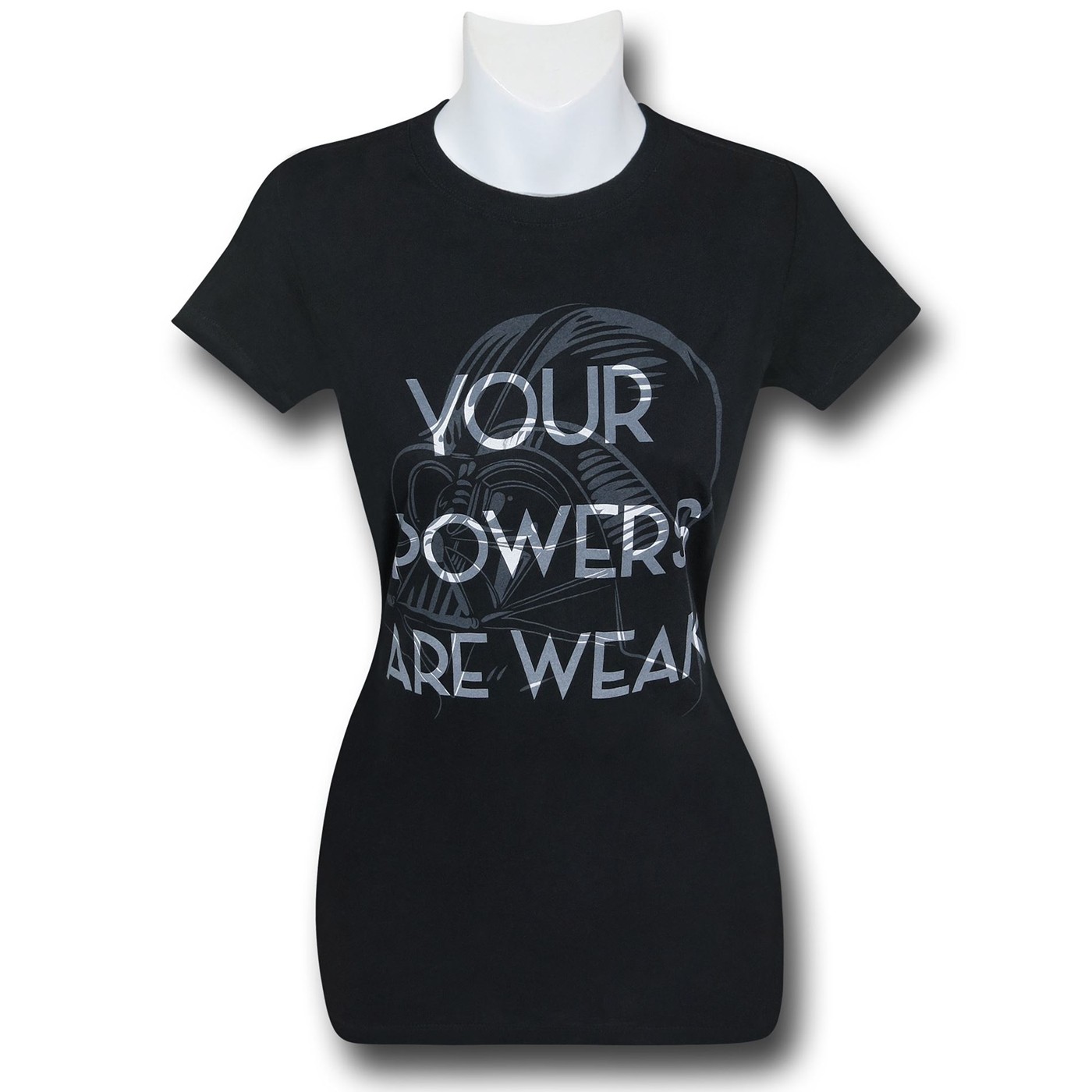 Star Wars Powers Are Weak Women's T-Shirt, Black