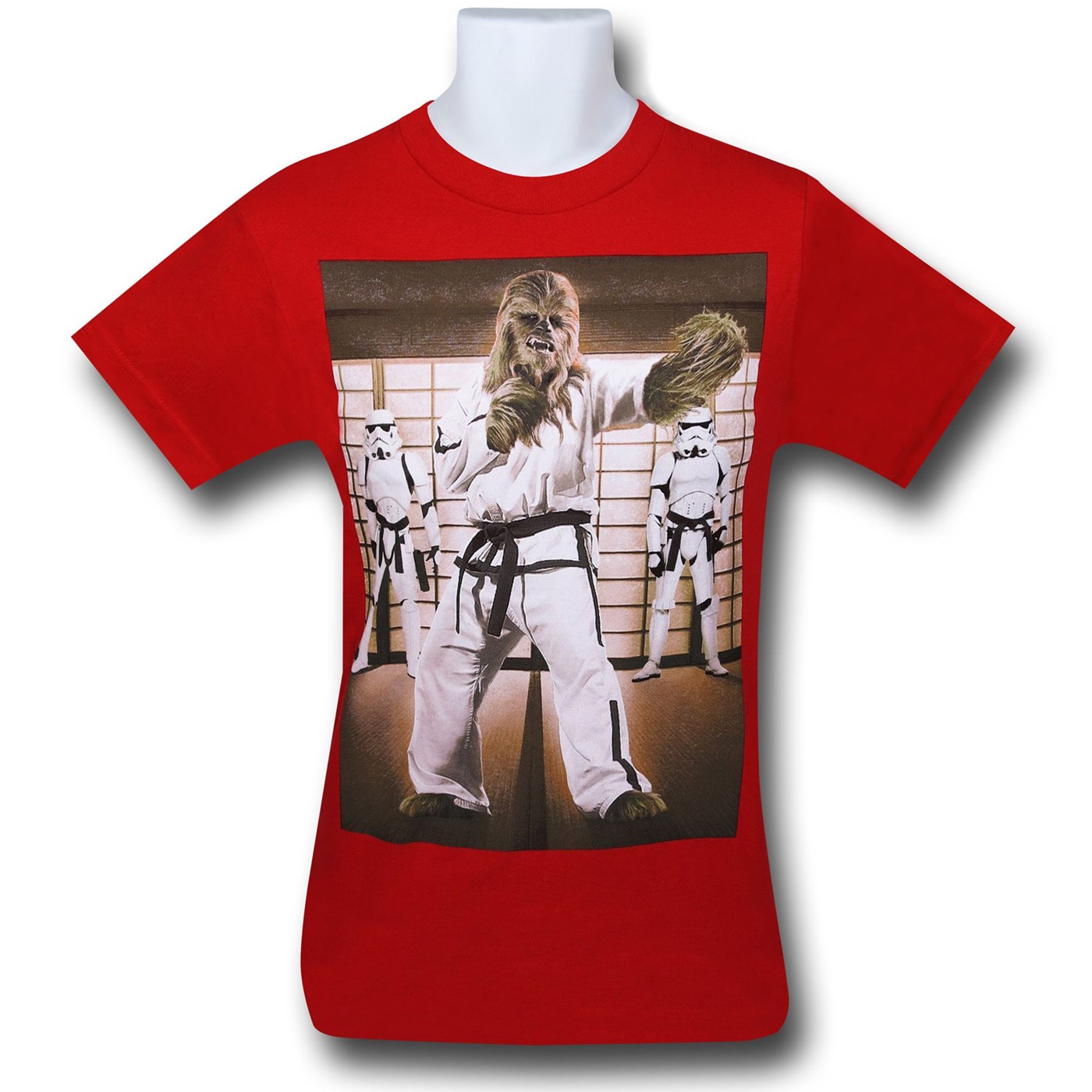 Star Wars Wookiee Karate Kids T-Shirt, Red