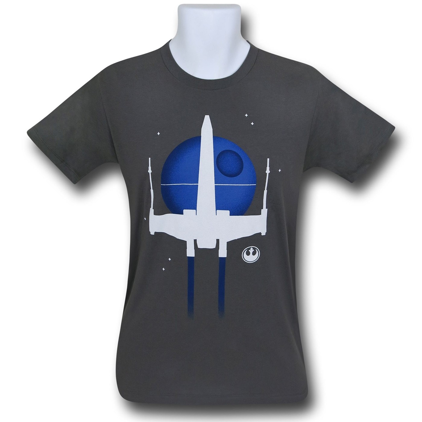 Star Wars Minimal X-Wing T-Shirt, Grey